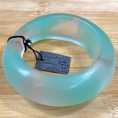 ELK Green Translucent Bangle 