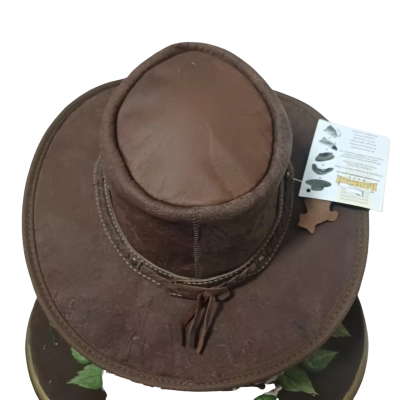 BNWT - Barmah Mens Hat Brown - Size Large