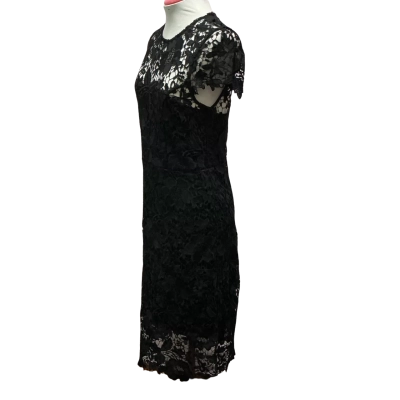 Atmos&Here Womens  Size 10 Midi Dress Black  