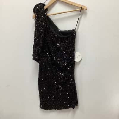 Pilgrim Womens  Size 10 Formal Dress Black  (g)