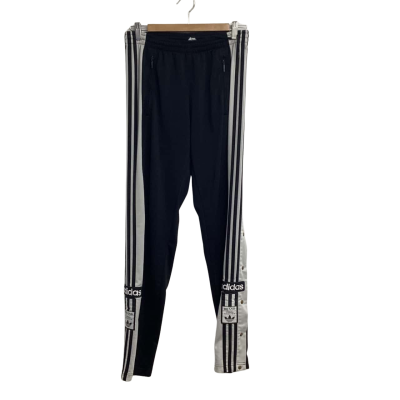Adidas Mens  Size S Tracksuit Pants with Press Stud sides