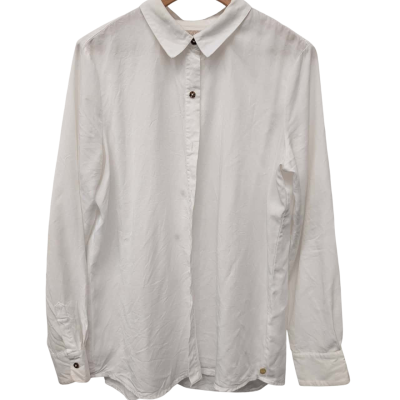 Scotch & Soda Mens White Long Sleeve Shirt / Size XL 