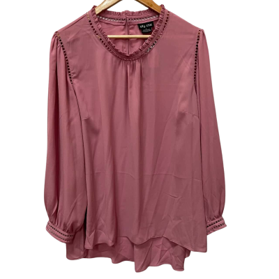 City Chic Blush Pink Kiss Me Quick Shirt Size L / 20