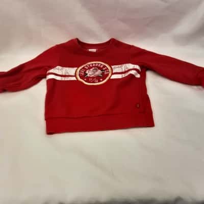 Levis Kids  Size 3 Red embroidered sized 3 Sweatshirt