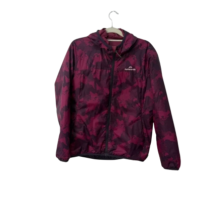 Kathmandu reversible   Size M Hooded Jacket Maroon 