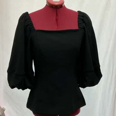 Country Road Womens  Size M Party Top Black  