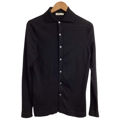SuitSupply Mens  Size S Button-down Cardigan Black  