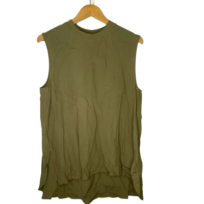 Decjuba Womens  Size 12 Singlet Top Green 