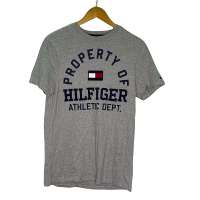 Tommy Hilfiger Mens  Size XS Short Sleeve T-shirt Grey / Multicoloured 