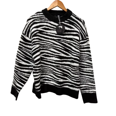 NWT Sass Womens Size 14 Zebra Crossing Jumper