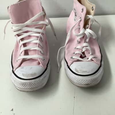 Converse chuck taylor all star seasonal color high top sneaker in pink foam Women's UK Size 10 Sneakers