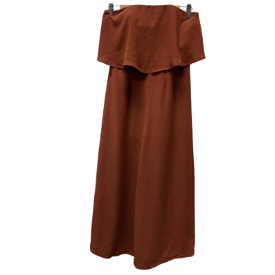 Here Comes The Sun Womens Size 6 Sleeveless Jumpsuit Brown 