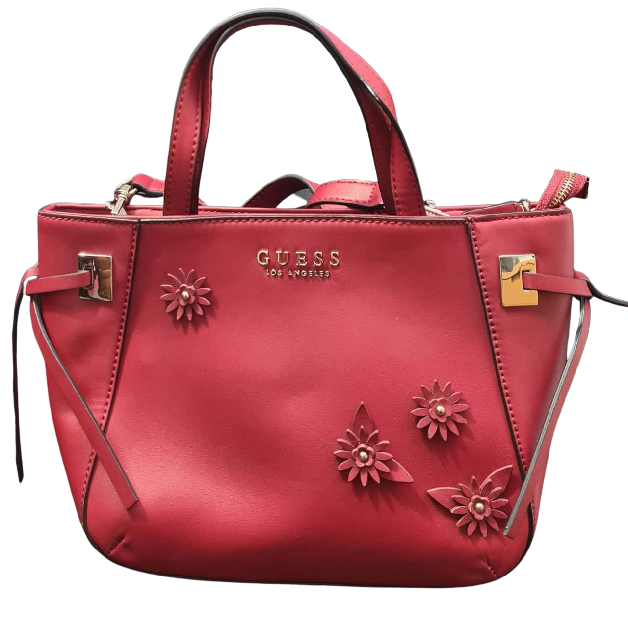 Guess Red floral Handbag (s)