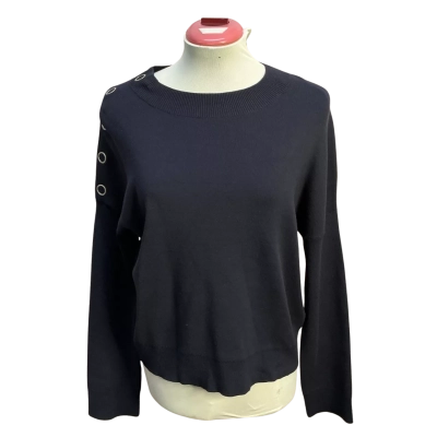 Saba Womens  Size XXS Long Sleeve Top Navy Blue 