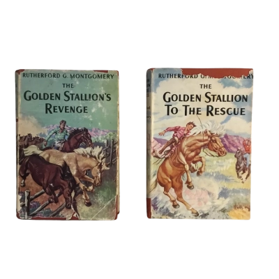 Vintage Rutherford G Montgomery Hard Cover Books as pictured
