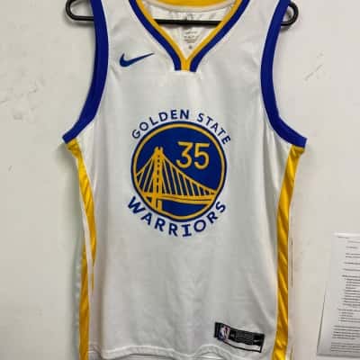 NBA / Nike Mens  Size L Jersey Blue / White / Yellow 