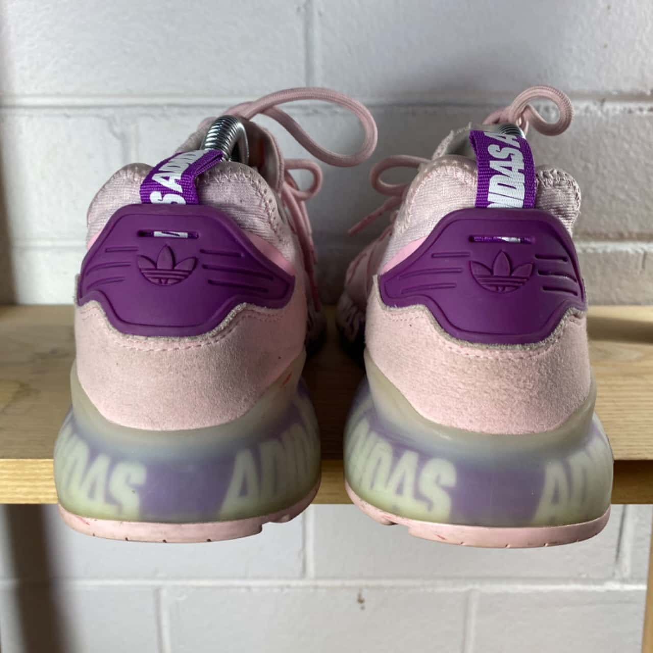 Purple♡7です。 Adidas Womens ZX 2K Boost Sneakers Size 5.5 / 7 Pink