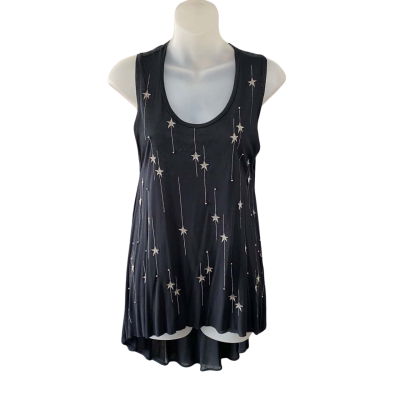Sass & Bide Womens  Size XS Party Top / Sleeveless Top Black  