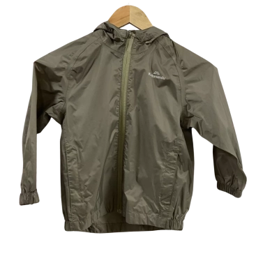 Kathmandu Kids  Size S Pack & Go Rain Jacket Khaki 