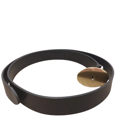 Polo Ralph Lauren Unisex Size M black leather belt