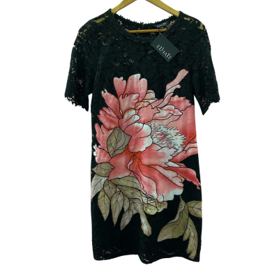 Elliatt Women's Size M Short Sleeve Dress Multicoloured 