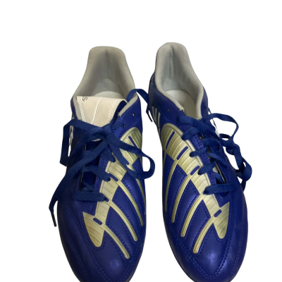 Adidas Unisex  Size 5 Trainers Blue / Grey / White 