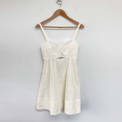 Forever New Porcelain Naomi Cut Out Prom Dress  Size 12 