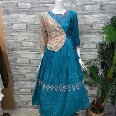  Womens panicky  Size 38 Bridesmaid Dress / Maxi Dress Khaki / Teal 