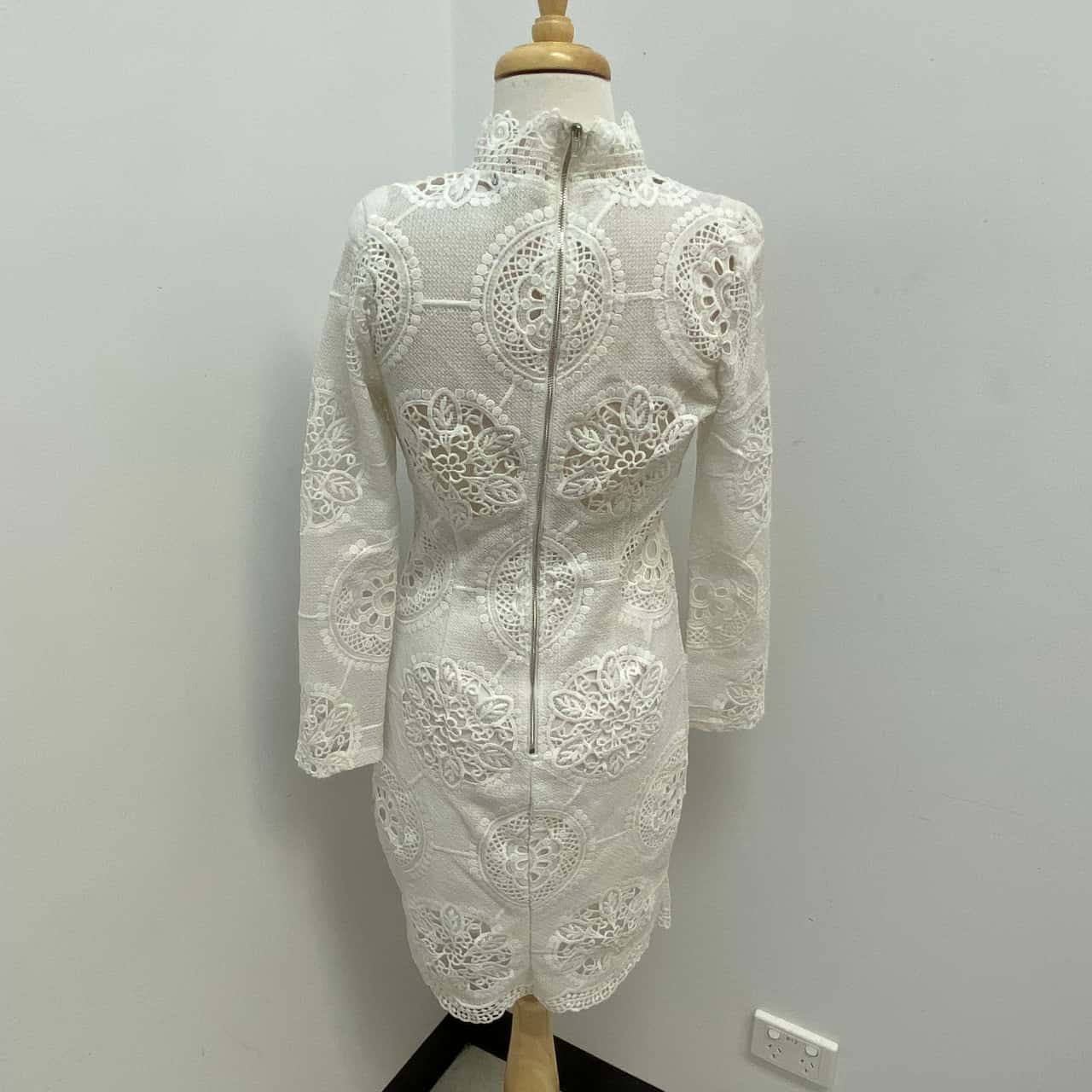chinese dress ladies Angel Biba Blue Dress With Black Lace 10