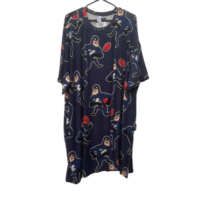 Men’s AFL / Oodie Size One Size Pyjamas Navy Blue Carlton