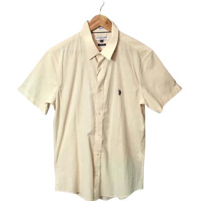Men’s Size XL Beige U.S Polo Assn Polo Shirt