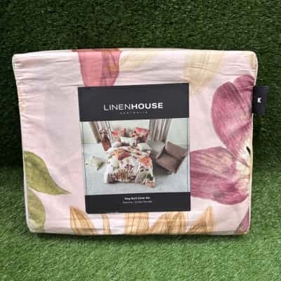 Linen House Amorina King Quilt Cover Set (New)