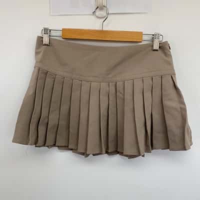 Supré Praline Raven Pleated Mini Skirt  Size 8 
