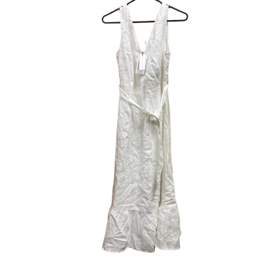 AERE Womens  Size 14 Maxi Dress White 