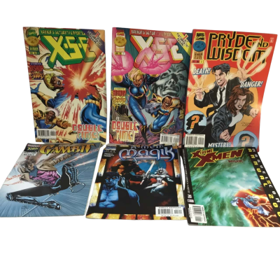 Marvel Comics x 6 as pictured