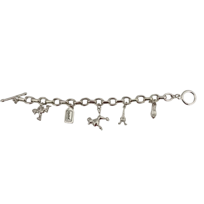 Buckley London Silver-tone Charm Bracelet
