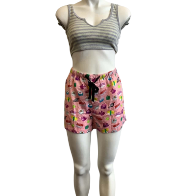 BNWT Peter Alexander Women's Size L Summer PJ Shorts Sushi Print 