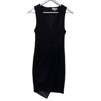  Womens AVA Size 8 Mini Dress Black  