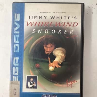 JIMMY WHITE'S WHIRLWIND SNOOKER (Mega Drive Game) 