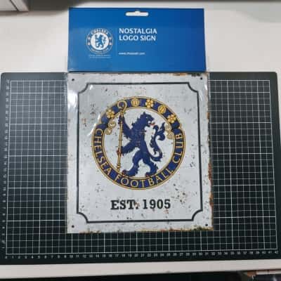 Chelsea FC Nostalgia Logo Sign As New Preowned 2004