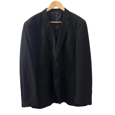 Roger David Black suit Jacket - Size XL