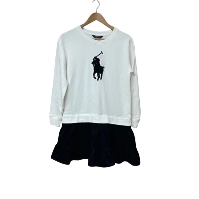 BNWT Polo Ralph Lauren Kids  Size 16 / XL Dress Navy Blue / White - please read description 