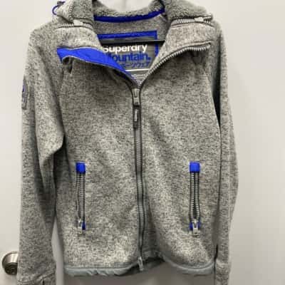 Superdry Womens  Size M Hoodie Grey 