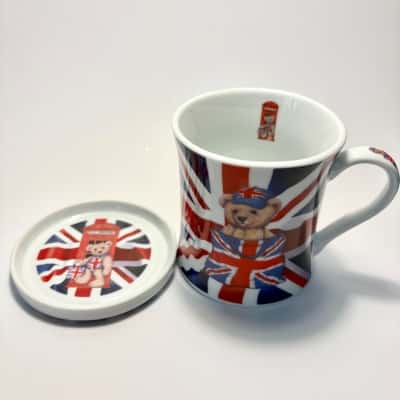 Leonardo Collection Porcelain UK Mug & Coaster Set