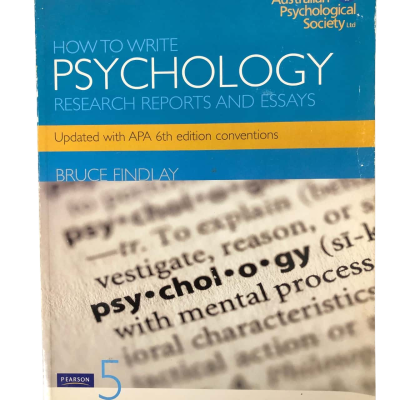 How to Write Psychology Research Reports and Essays - The Australian Psychology Society