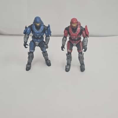 Halo reach McFarland 2 figurines 5.5 inch tall approx