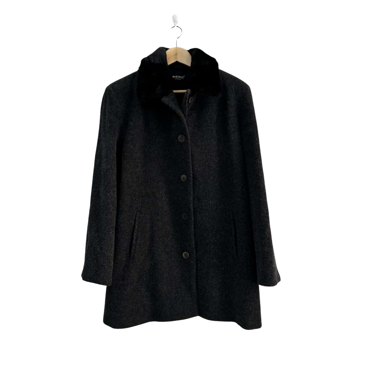 Diesel Wool and Alpaca Coat Size 14 Made in Australia