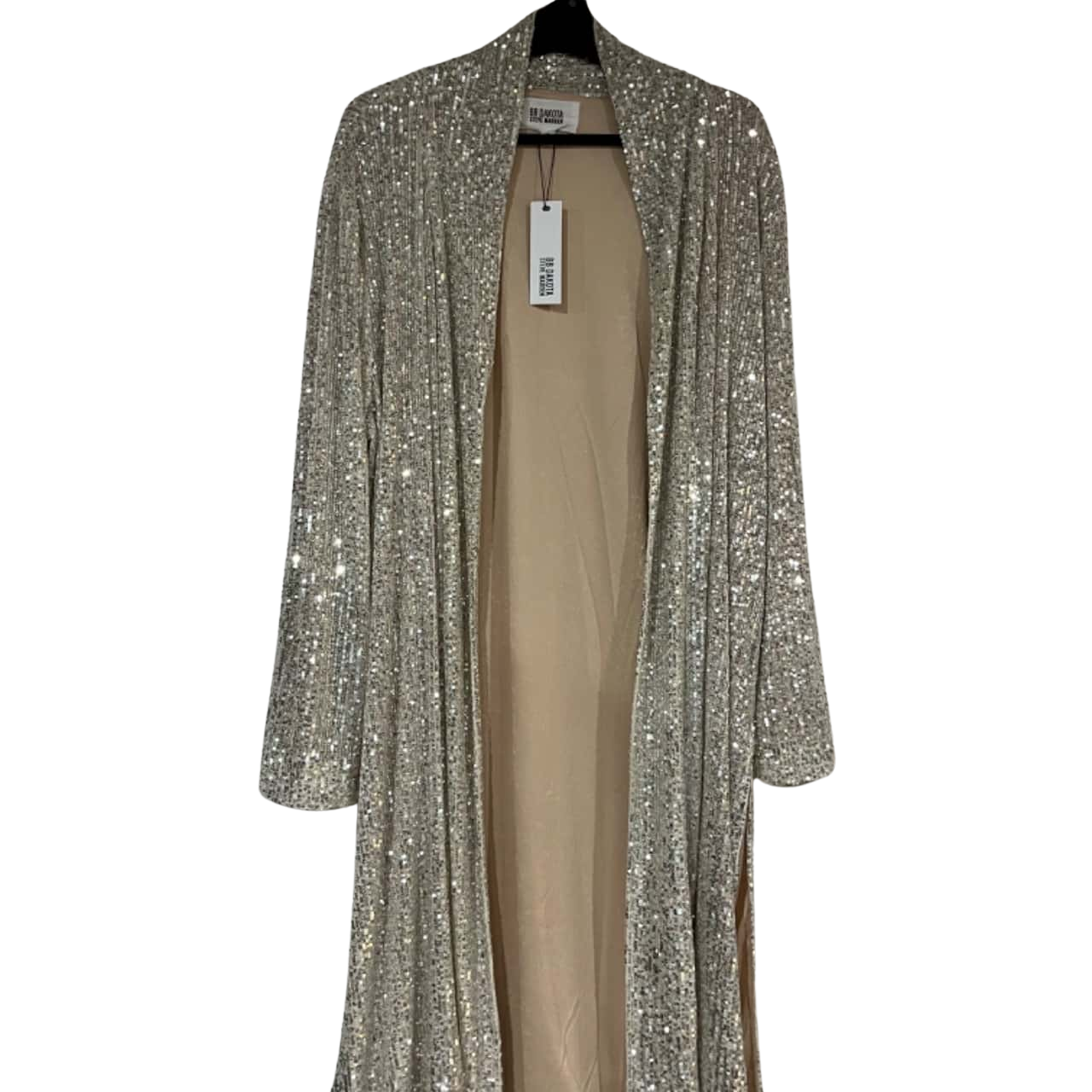 BB Dakota / Steve Madden Silver Sequence Jacket Womens(s)