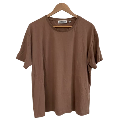 Country Road Mens  Size XL Short Sleeve Shirt Brown 