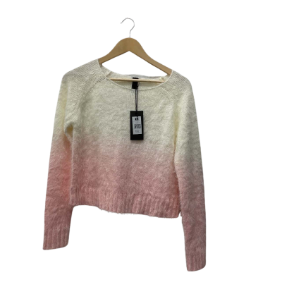 Factorie Womens  Size S Jumper Cream / Pink  